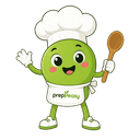 Peasy — the cartoon chef who narrates cooking in the prepPeasy app